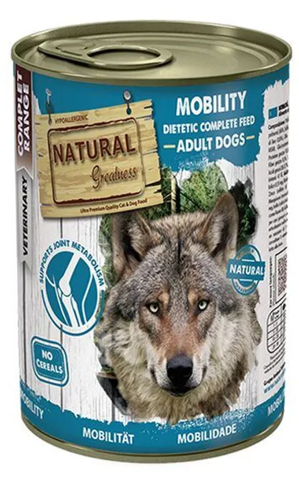Hauptproduktbild Natural Greatness MOBILITY, veterinární dieta, konzerva pro psy 400g