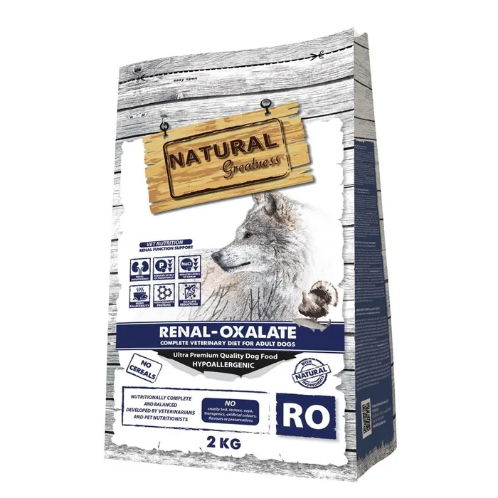Hauptproduktbild Natural Greatness RENAL - OXALATE veterinární dieta pro psy 2 kg