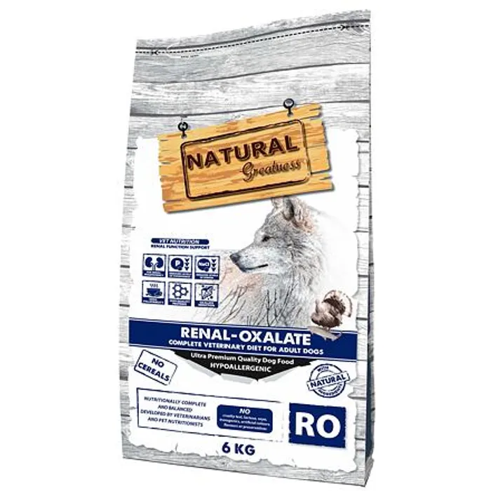 Hauptproduktbild Natural Greatness RENAL - OXALATE veterinární dieta pro psy 6 kg