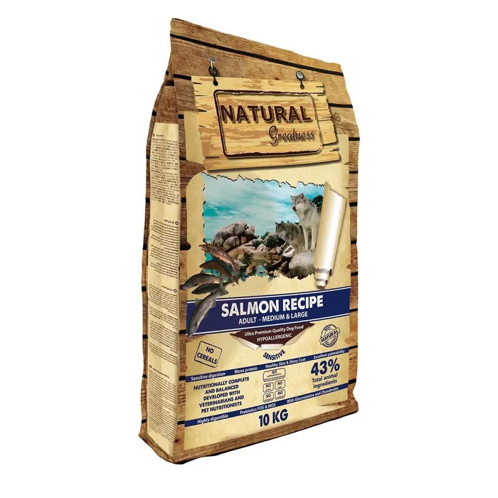 Hauptproduktbild Natural Greatness Salmon Recipe Medium,Large /losos 10 kg