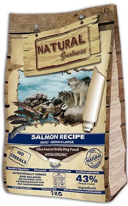 Hauptproduktbild Natural Greatness Salmon Recipe Medium,Large /losos 2 kg