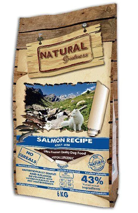 Hauptproduktbild Natural Greatness Salmon Recipe Mini Sensitive /losos 6 kg