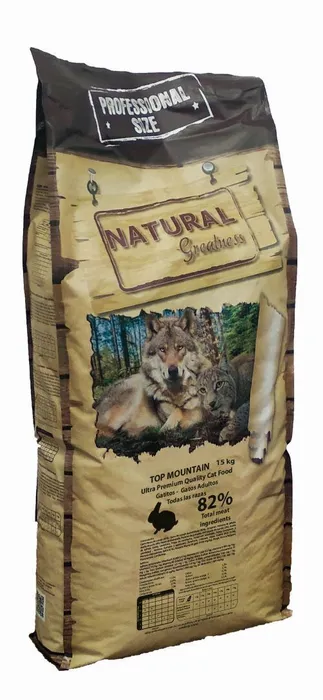 Hauptproduktbild Natural Greatness Top Mountain Cat Recipe /králík/ 15 kg