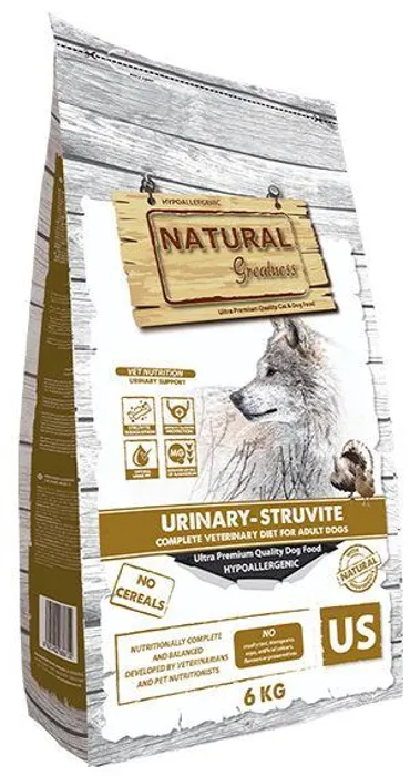 Hauptproduktbild Natural Greatness URINARY STRUVITE veterinární dieta pro psy 6 kg