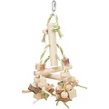 Natural Living - buntes Hängespielzeug aus Holz 31 cm