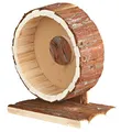 Natural Living – 23 cm großes Holzkarussell für Mäuse und Hamster