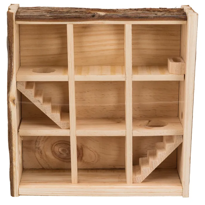 Hauptproduktbild Natural Living věž/bludiště na hraní pro myši a zakrslé křečky, 3 poschodí 30x30x10 cm