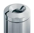 Feuerfester Mülleimer, silber, 30l, VEPA BINS