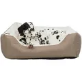 Weiteres Produktbild NELLI Bett, rechteckig, voluminöse Kanten, 80 x 65 cm, hellbraun/beige - SALE