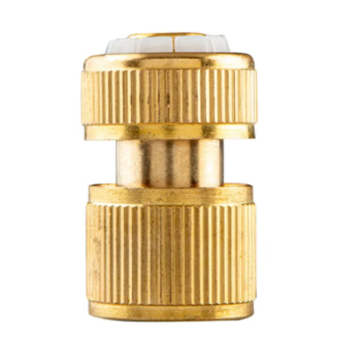 Hauptproduktbild NEO TOOLS rychlospojka s funkcí STOP materiál mosaz, 1/2", zlatá, 15-731