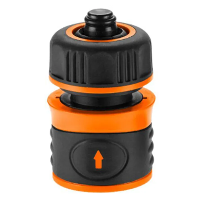 Hauptproduktbild NEO TOOLS rychlospojka s funkcí STOP materiál plast, 1/2", oranžovo-černá, 15-721