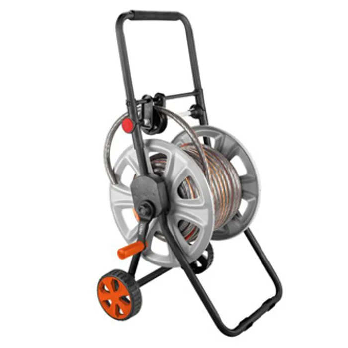 Hauptproduktbild NEO TOOLS vozík pro zahradní hadici s navijákem až 60m 1/2" nebo 20m 3/4", šedo-černý, 15