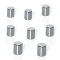 Weiteres Produktbild Neodym-Magnete, Zylinderform, silber, R 0,8 x 1 cm, 8 Stück, BE!BOARD