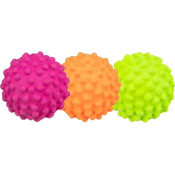 Hauptproduktbild Neonový míč se špuntíky mechová guma 7cm TRIXIE
