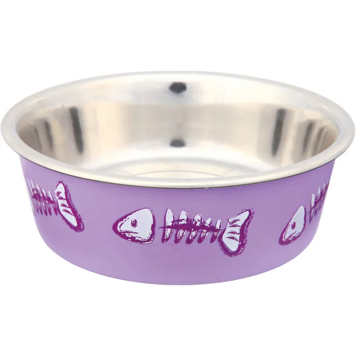 Hauptproduktbild Nerez miska pro kočky s barevným potiskem 0,3 l/12 cm