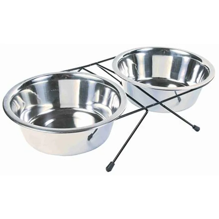 Hauptproduktbild Nerez stojánek + 2 misky 1,8l/20cm