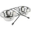 Edelstahlständer + 2 Schüsseln 200 ml/10 cm