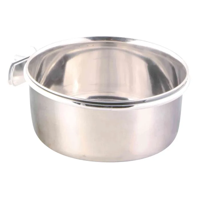 Hauptproduktbild Nerezové krmítko s pevným úchytem do klece 600ml/12cm TRIXIE