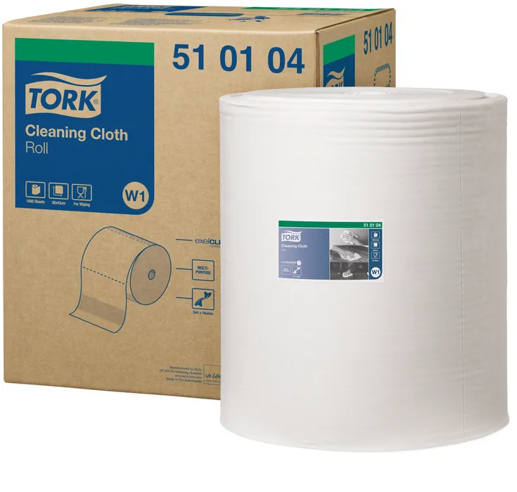 Hauptproduktbild Netkaná textilie Tork 510104 Premium 510 velká role bílá W1 [1 ks]