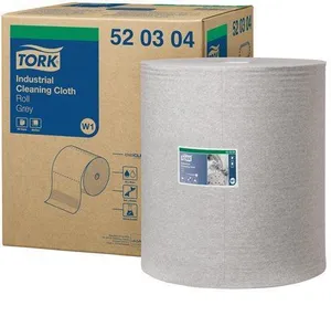 Vlies Reinigungstuch Tork 520304 Premium 520 Rolle grau W1/W2/W3 [1 Stk.]