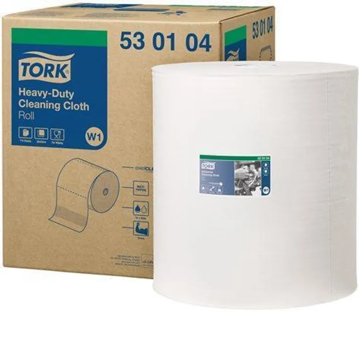 Hauptproduktbild Netkaná textílie Tork 530104 Premium 530 velká role bílá [1 ks]