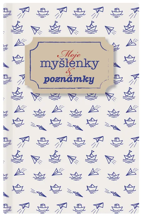 Hauptproduktbild Notes linkovaný - A5 - lamino - Myšlenky