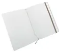 Luxi Line Notizbuch - A5 - laminiert - Mokka