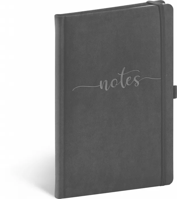Hauptproduktbild Notes Samet Typo, linkovaný, 13 × 21 cm