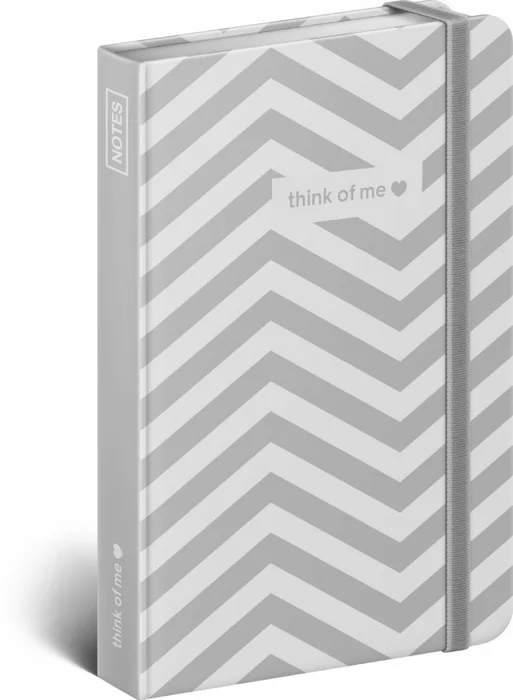 Hauptproduktbild Notes Think of me, linkovaný, 11 × 16 cm