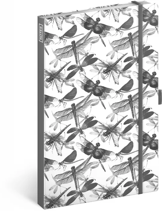 Hauptproduktbild Notes Vážky, linkovaný, 13 × 21 cm