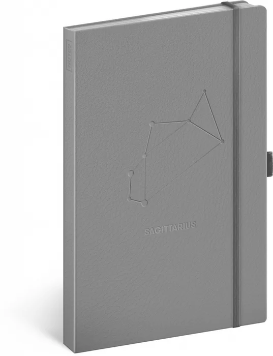 Hauptproduktbild Notes Zvěrokruh Střelec, linkovaný, 13 × 21 cm