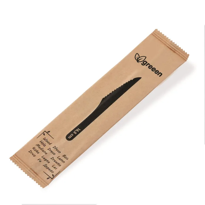Hauptproduktbild Nůž dřevěný 16,5cm jednotlivě balený [100 ks]