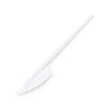 Messer (PP) wiederverwendbar weiß 18,5cm [50 St.]