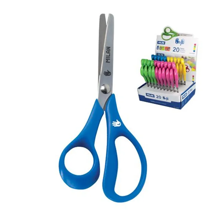 Hauptproduktbild Nůžky dětské MILAN pro leváky 14,5 cm,mix barev