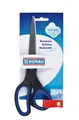 Büroschere, 20 cm, DONAU Soft Grip, blau-schwarz