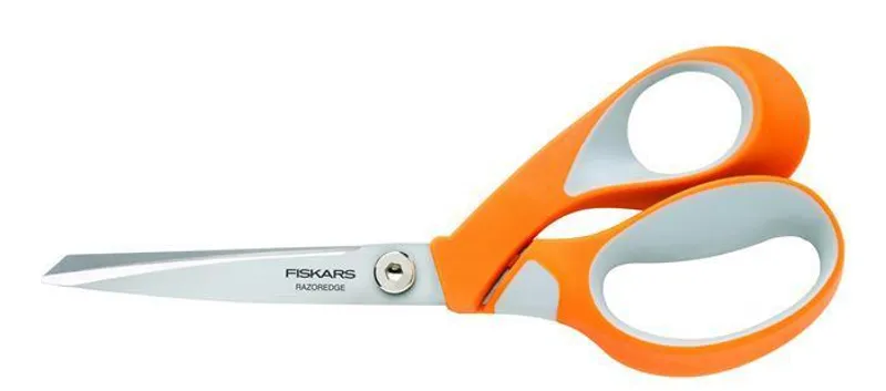 Hauptproduktbild Nůžky krejčovské, 21 cm, FISKARS "RazorEdge Softgrip", oranžové