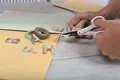Nähschere, antihaftend, 12 cm, FISKARS, weiß