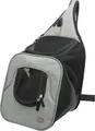 Nylonrucksack SAVINA Känguru 30x26x33cm schwarz-grau (max. 10kg)
