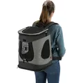 Nylonrucksack TIMON, 34 x 44 x 30 cm, max. 12 kg, grau