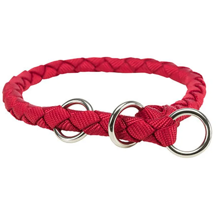 Hauptproduktbild Nylonový obojek kulatý CAVO - červená M:39-45cm/12mm
