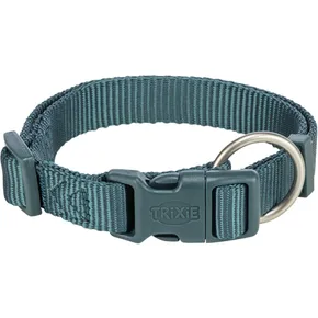 Nylonhalsband PREMIUM, petrolfarben S-M: 30-45 cm / 15 mm