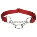 Weiteres Produktbild Halbeinziehbares Halsband aus Nylon PREMIUM – rot S-M: 30–40 cm/15 mm