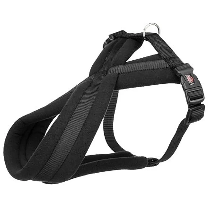 Hauptproduktbild Nylonový postroj PREMIUM podšitý - černá L-XL:hruď:70-110cm/25mm