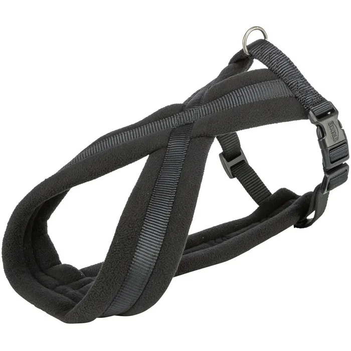Hauptproduktbild Nylonový postroj PREMIUM podšitý - černá M:hruď:45-80cm/25mm