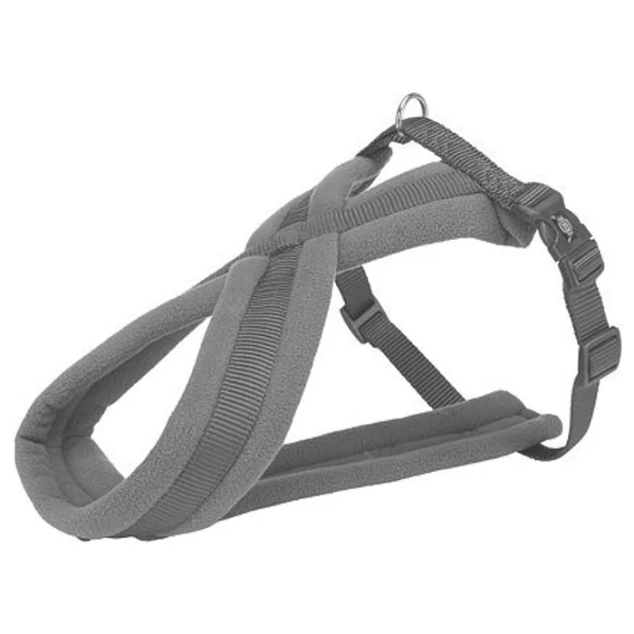 Hauptproduktbild Nylonový postroj PREMIUM podšitý - fialový M-L:hruď:50-90cm/25mm