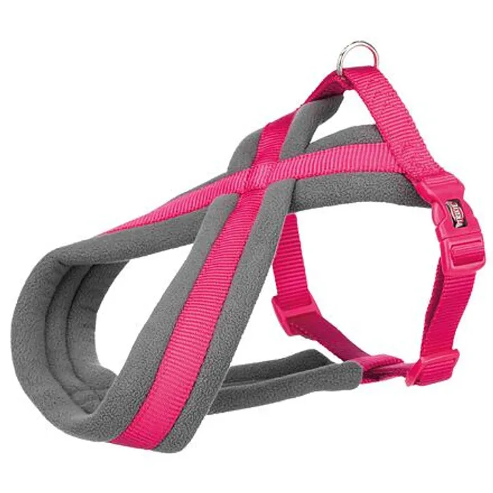 Hauptproduktbild Nylonový postroj PREMIUM podšitý - fuchsie L-XL:hruď:70-110cm/25mm