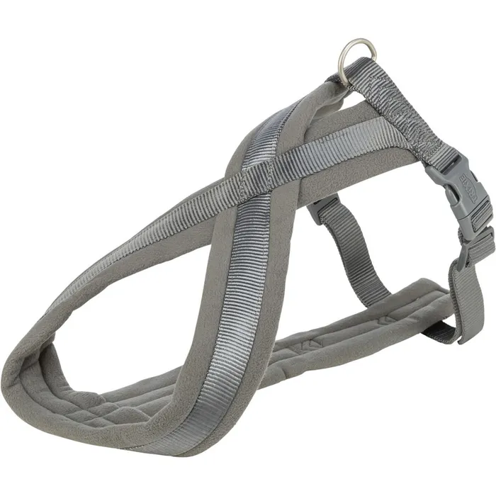 Hauptproduktbild Nylonový postroj PREMIUM podšitý - grafit XS-S:hruď:30-55cm/15mm