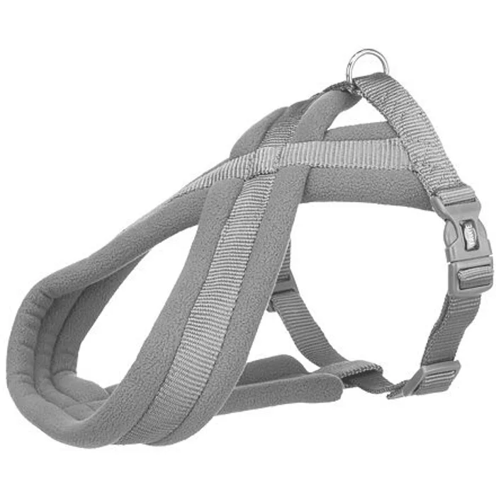 Hauptproduktbild Nylonový postroj PREMIUM podšitý - grafit XXS-XS:hruď:26-38cm/10mm