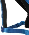 Nylongeschirr PREMIUM gefüttert – Königsblau M: Brustumfang: 45–80 cm/25 mm