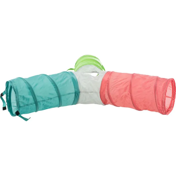 Hauptproduktbild Nylonový troj- tunel pro králíky, různé barvy 3 × o 18 × 47 cm